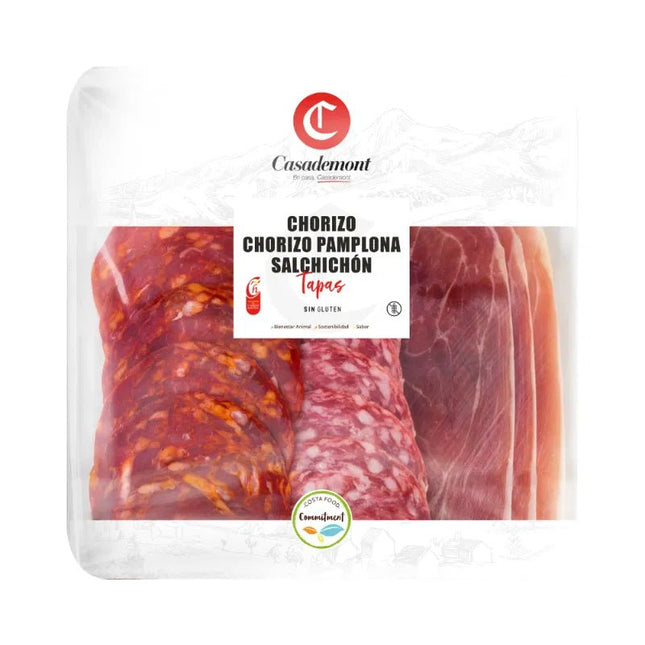 Casademont - Sliced Tapas, Serrano, Chorizo, Salami - Scottish Hampers