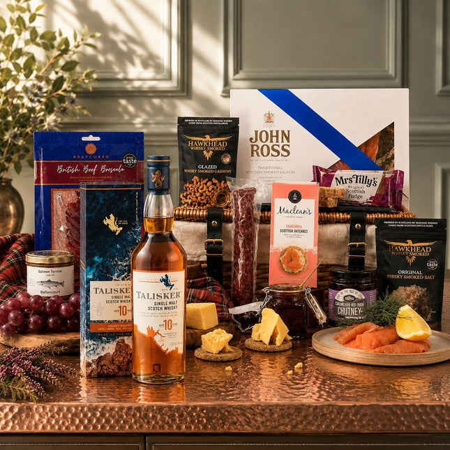 Talisker & Smokehouse Whisky Hamper - Scottish Hampers