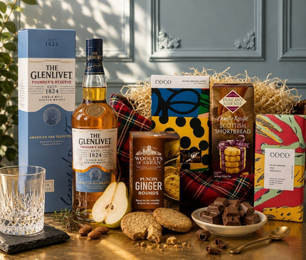 The Glenlivet Whisky & Sweet Treats Hamper - Scottish Hampers