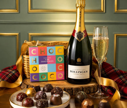 The Bollinger & Chocolate Hamper - Scottish Hampers