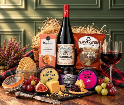 The Cheesemonger’s Red Wine Pairing Box - Scottish Hampers