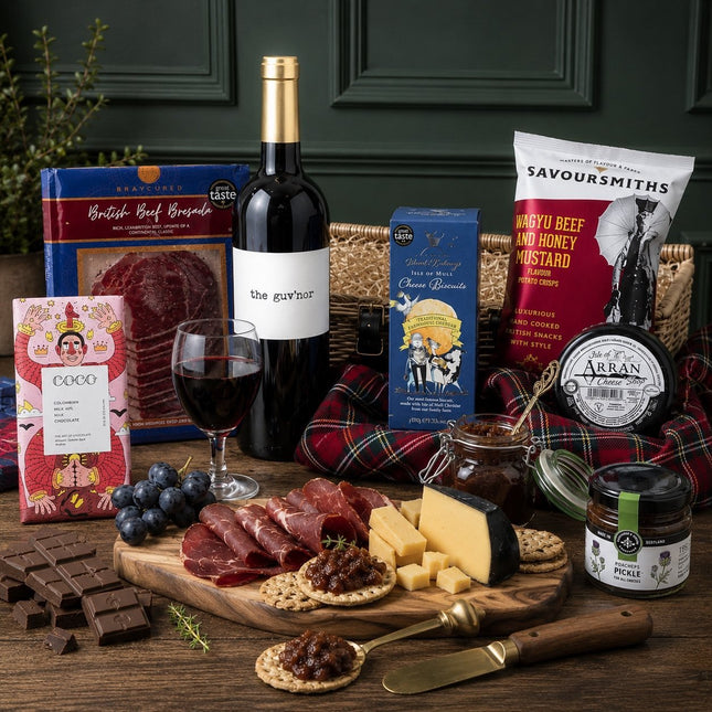 The Guv’nor Wine & Cheese Hamper - Scottish Hampers