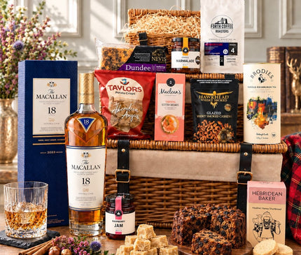 The Macallan 18 Prestige Scottish Hamper - Scottish Hampers
