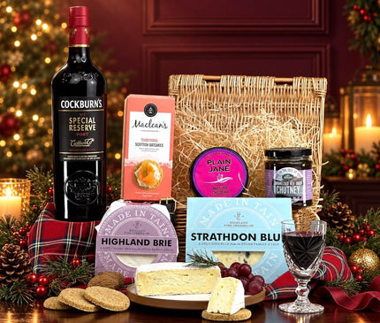 The Winter Warmer Cheese & Port Collection - Scottish Hampers