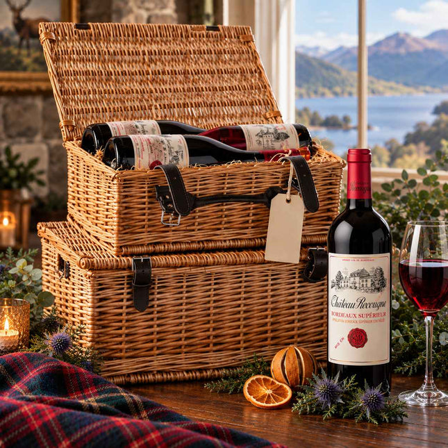 Traditional Wicker Hamper Large - Scottish Hampers