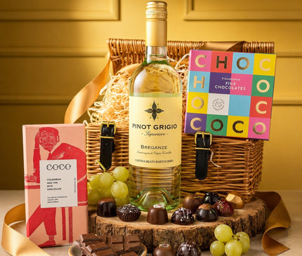 White Wine & Chocolates - Scottish Hampers