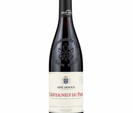 Aimé Arnoux Châteauneuf-du-Pape red wine bottle