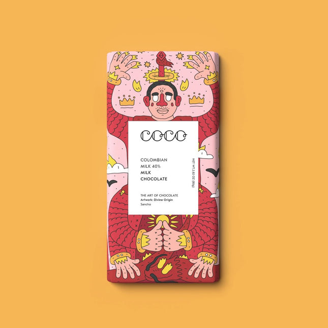 Colombian Milk 40% Chocolate Bar - Scottish Hampers