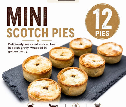 Scotch Pies Mini x12