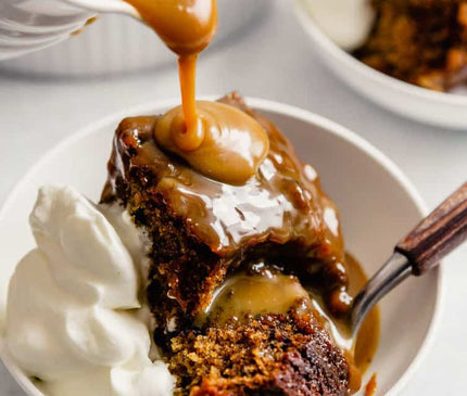 Scottish Sticky Toffee Pudding With Butterscotch Sauce