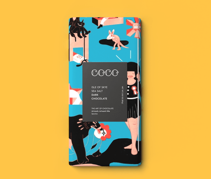 Isle of Skye Sea Salt Dark Chocolate Bar - Scottish Hampers