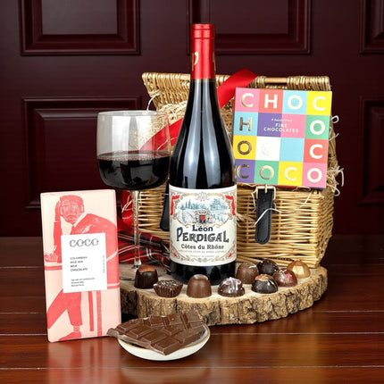 Red Wine & Chocolate - Scottish Hampers
