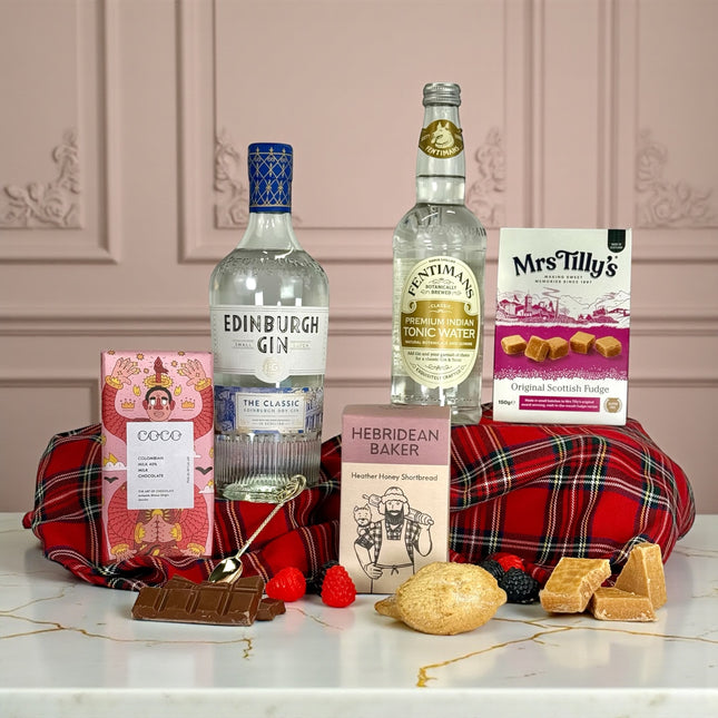 Edinburgh Gin & Chocolate Indulgence Hamper - Scottish Hampers