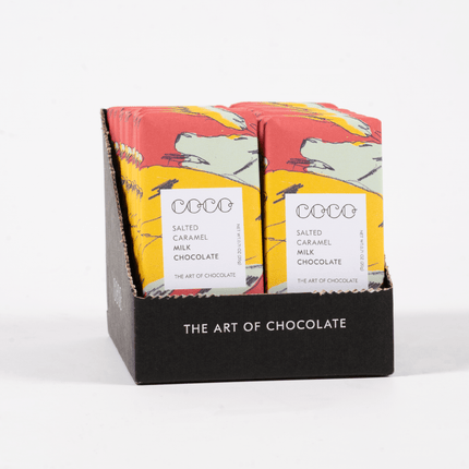 Salted Caramel Milk Mini Chocolate Bar (Pack of 24) - Scottish Hampers