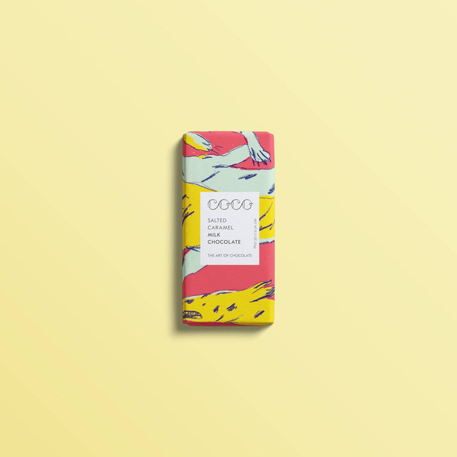 Salted Caramel Milk Mini Chocolate Bar (Pack of 24) - Scottish Hampers