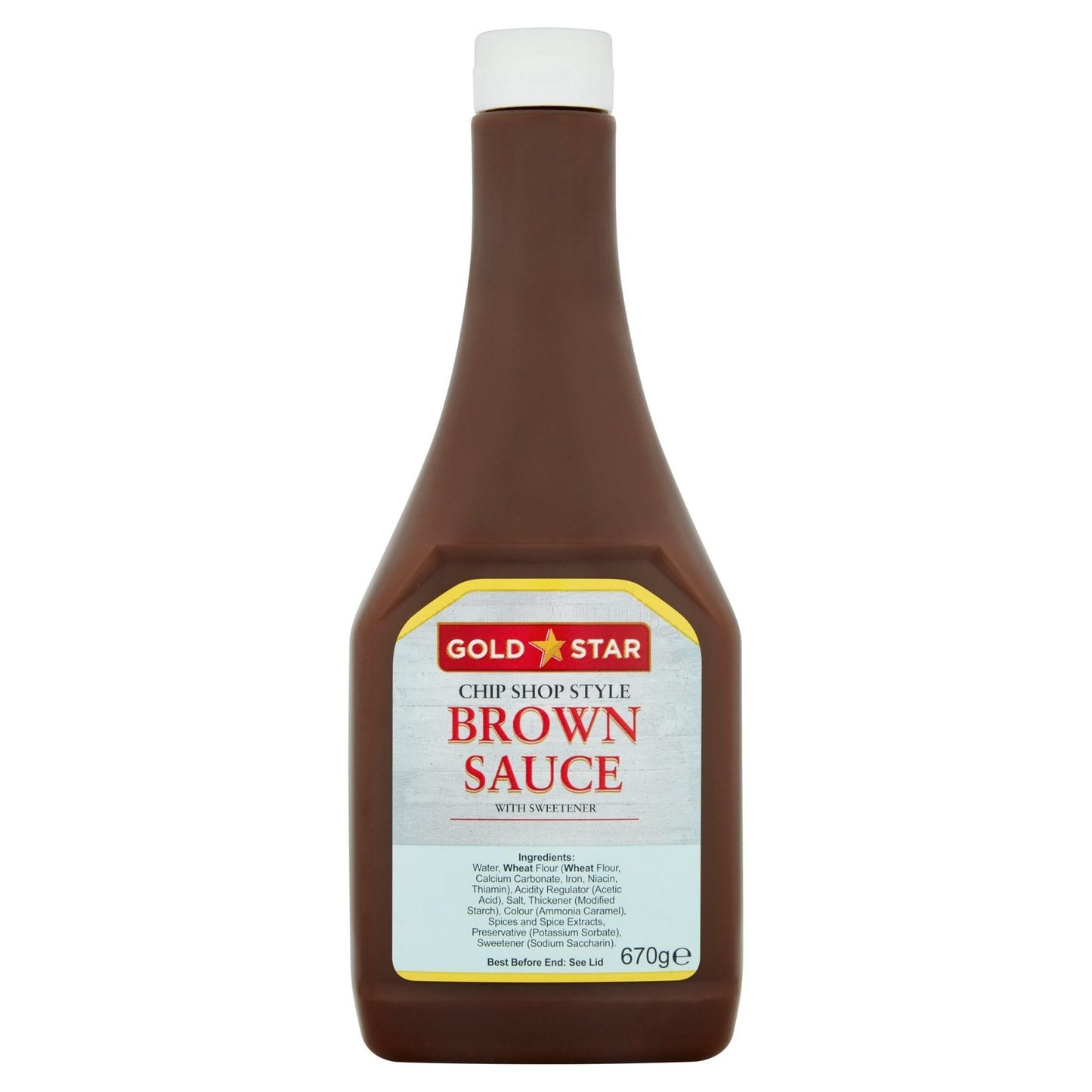 Gold Star Chip Shop Style Brown Sauce 670g - Scottish Hampers