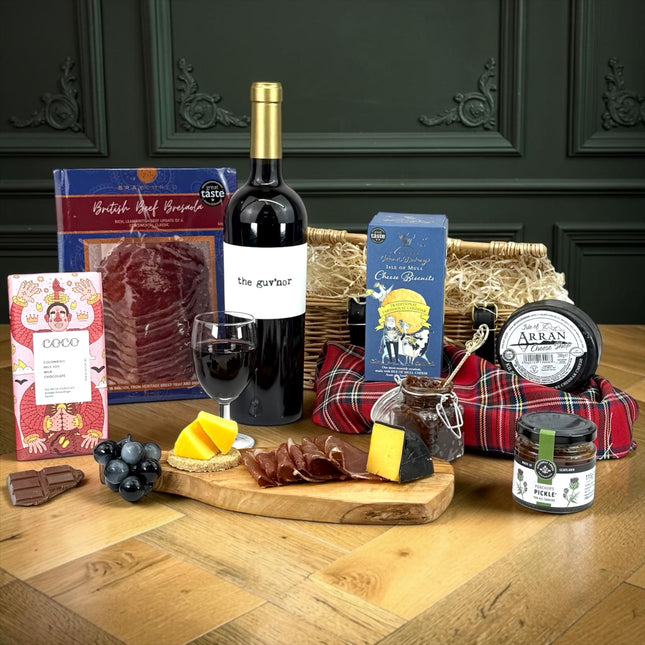 The Guv’nor Wine & Cheese Hamper - Scottish Hampers