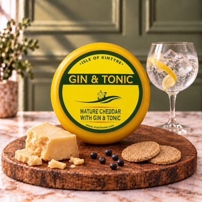 Gin & Tonic Isle Of Kintyre Truckle - Scottish Hampers