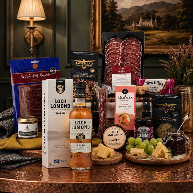Loch Lomond & Artisan Smokehouse Whisky Hamper - Scottish Hampers