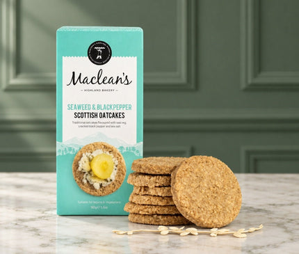 Seaweed & Black Pepper Oatcakes Macleans - Scottish Hampers