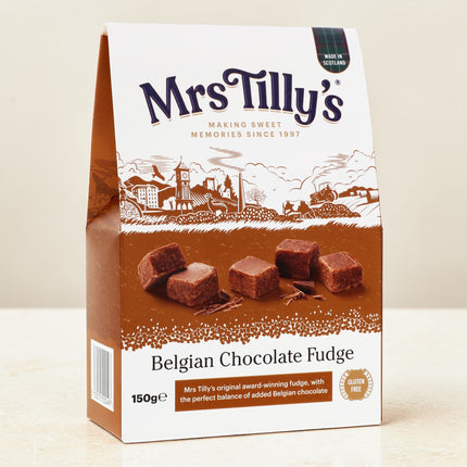 Mrs Tilly's Belgian Chocolate Scottish Fudge 150g — Standard Pack