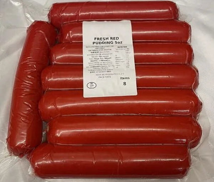 Jumbo Red Pudding (8x142g) - Scottish Hampers