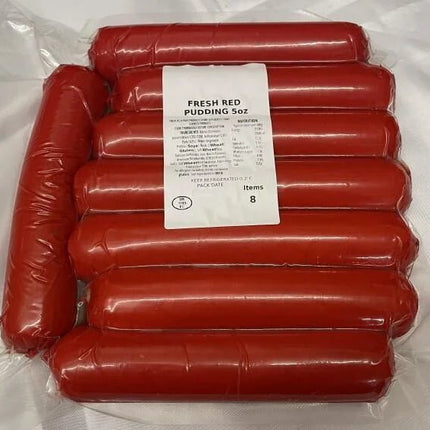 Jumbo Red Pudding (8x142g) - Scottish Hampers