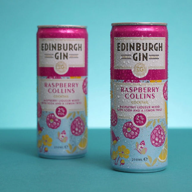 Edinburgh Gin Raspberry Collins Rtd 250ml - Scottish Hampers