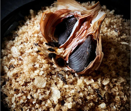 Black Garlic Whisky Smoked Salt - Scottish Hampers