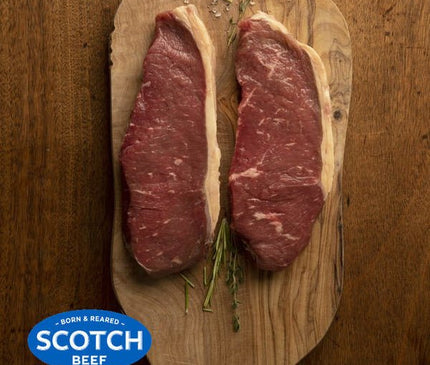 Scotch Beef Sirloin Steak Special Trim - Scottish Hampers