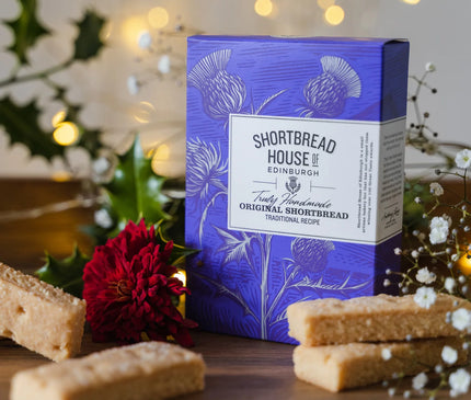 Shortbread House of Edinburgh Original Recipe Shortbread 170g purple box with shortbread fingers
