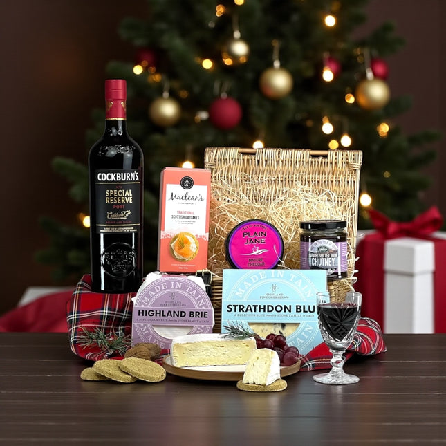 The Winter Warmer Cheese & Port Collection - Scottish Hampers