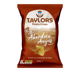 Flame Grilled Aberdeen Angus Crisps Taylors 40g 	